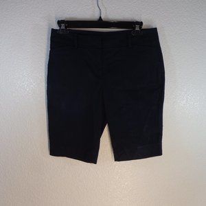 TALBOTS navy blue perfect bermuda shorts size 2P petite Womens CAsual Chino